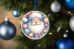 Colorful Santa Christmas PNG Product Image 1