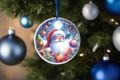 Round Christmas Ornament Sublimation|Clipart Product Image 4