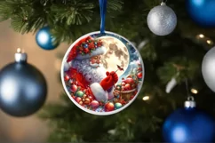 Colorful Santa Christmas PNG Product Image 4