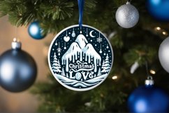 Snowy Night SVG Ornament Product Image 4