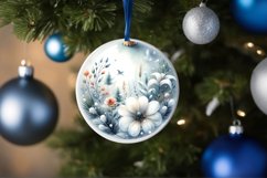 Winter Flowers Round Ball Product Image 4