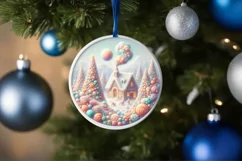 Detailed Christmas Scene Candy Image PNG Product Image 4