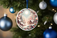 Detailed Christmas Scene Candy Image PNG Product Image 4