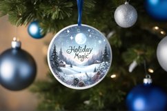 Winter Scene with Holiday Magic Ornament Product Image 1