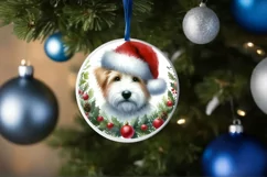Round Christmas Ornament Sublimation|Clipart Product Image 4