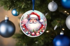 Polar Bear Round Ornament Sublimation PNG Product Image 4