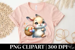 Easter Bunny Clipart |T-shirt, Mug PNG Product Image 4