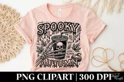 Halloween Spooky Watercolor Clipart PNG Product Image 4