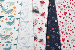 Lovely vibes vector patterns and clipart set Product Image 7