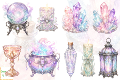 Fairy Apothecary Clipart, Magical Fairy Graphics Bundle PNG Product Image 4