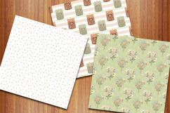 Folk Valentines Seamless Patterns, Love Animals Backgrounds Product Image 4