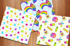Back To School Seamless Patterns, Student Digital Papers Product Image 4