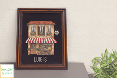 Shop Fronts Clipart, Store Illustrations, Ink Shop Designs Product Image 4