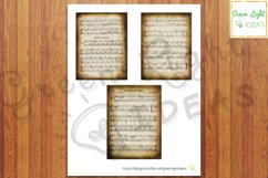 Vintage Dancers Junk Journal Ephemera, Printable Music Sheet Product Image 4