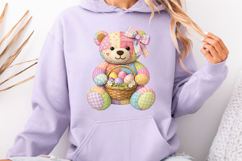 Easter Patchwork Teddy Bear png Product Image 6