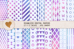 Rainbow gradient seamless papers bundle Product Image 10