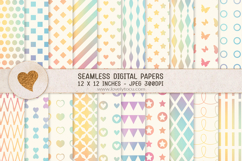 Rainbow gradient seamless papers bundle Product Image 2