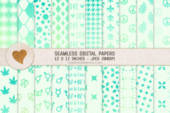 Rainbow gradient seamless papers bundle Product Image 5