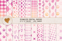Rainbow gradient seamless papers bundle Product Image 9