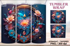 Romantic Night Sublimation 20 oz Tumbler Wrap Product Image 1