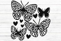 4 Butterfly SVG DXF Cutting File Product Image 1
