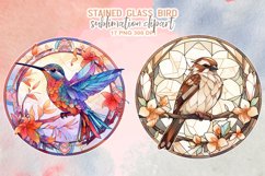 Stained Glass Bird Sublimation Product Image 5