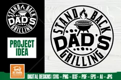 Dad's Grill SVG| Bbq SVG | GrillIng SVG | Dad Shirt SVG Product Image 1