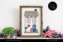 4th of July Laser File Patriotic Cottage Product Image 1