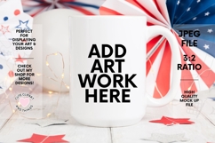 4th July 15oz Mug Mock Up