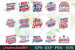 4th of July SVG Bundle Cut File, independence day Svg, Product Image 1