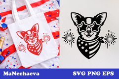 4th of July Dog SVG Bundle | Patriotic Animal Sublimation Product Image 2