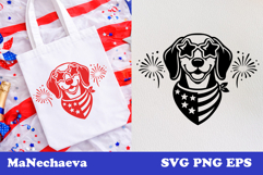 4th of July Dog SVG Bundle | Patriotic Animal Sublimation Product Image 23