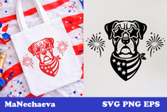 4th of July Dog SVG Bundle | Patriotic Animal Sublimation Product Image 7