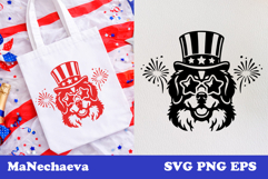 4th of July Dog SVG Bundle | Patriotic Animal Sublimation Product Image 8