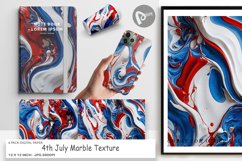 Digital Paper 4th July Marble Texture Product Image 1