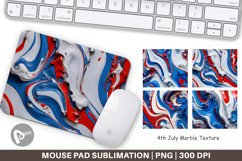 Mouse Pad 4th July Marble Texture Product Image 1