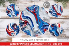 Wind Spinner 4th July Marble Texture Product Image 1