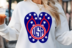 4th July sandal SVG, 4th of July Vector SVG Product Image 1