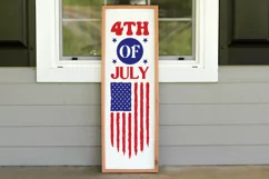 4th of July Porch Sign Design,Independence Day Porch Sign Product Image 2