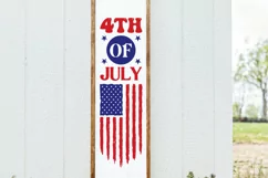 4th of July Porch Sign Design,Independence Day Porch Sign Product Image 5