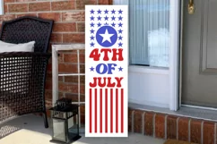4th of July SVG Design Porch Sign SVG,Independence Day SVG Product Image 3