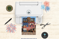 Patriotic Americana Backdrops - 4th of july backgrounds v2 Product Image 9