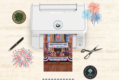 Patriotic Americana Backdrops - 4th of july backgrounds Product Image 13