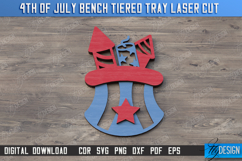 4th of July Element Laser Cut | USA | Patriotic Sign | CNC Product Image 1