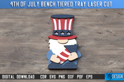 4th of July Element Laser Cut | USA | Patriotic Sign | CNC Product Image 1