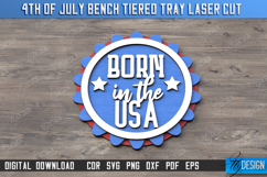 4th of July Element Laser Cut | USA | Patriotic Sign | CNC Product Image 1