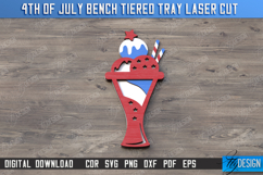 4th of July Element Laser Cut | USA | Patriotic Sign | CNC Product Image 1