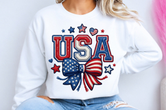 4th Of July Bow PNG Product Image 2
