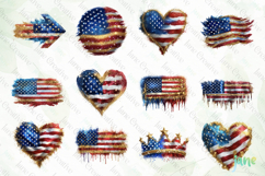 4th Of July Brushstroke Sublimation Bundle Product Image 3
