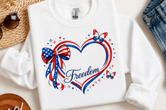 4th of July Brushstroke hearts png Product Image 2